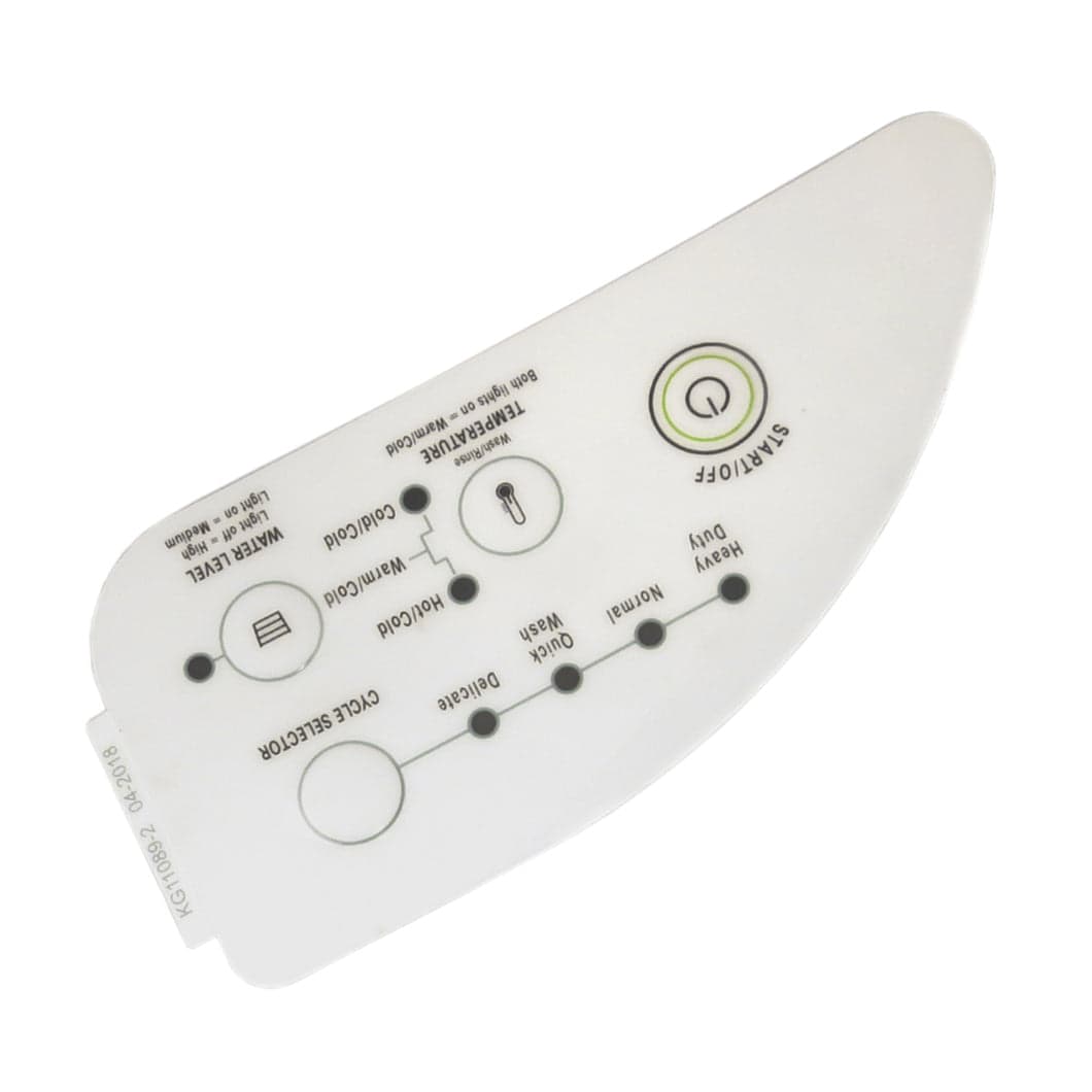 Whirlpool 326033923 Washer Control Overlay Replacement - Thumbnail 3