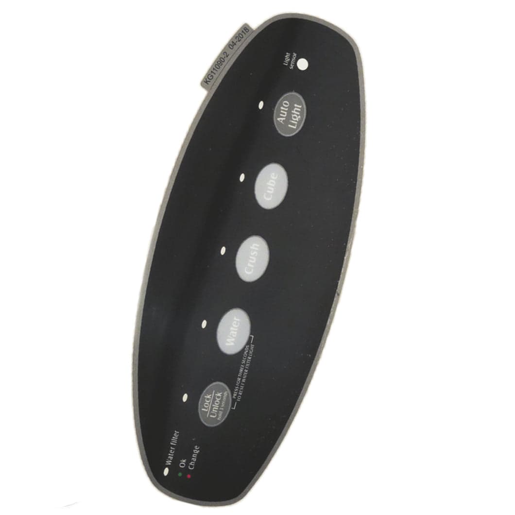 Whirlpool 67004151 Refrigerator Dispenser Control Overlay Replacement - Thumbnail 3