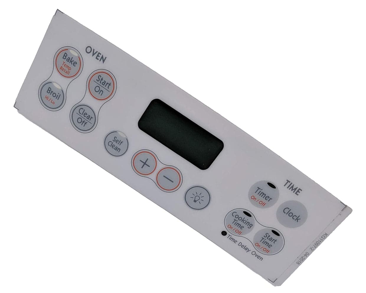 GE WB27K10170 Range Control Overlay Replacement - Thumbnail 2