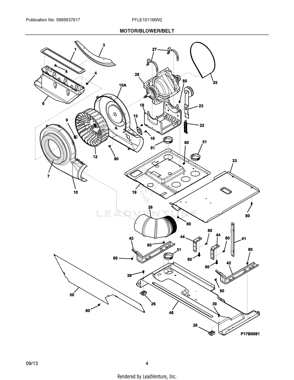 Frigidaire 137292700 Dryer Drive Belt Replacement