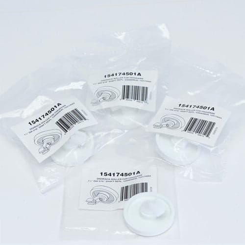 4 Pack Dishwasher Lower Rack Roller Wheel for Frigidaire 154174501