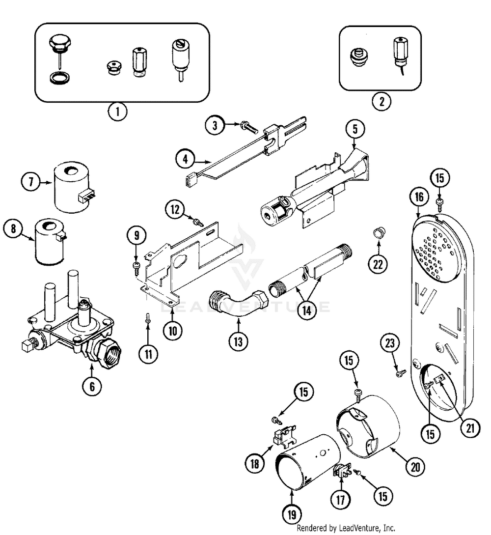 Whirlpool 279834 Dryer Solenoid Coil Kit Replacement