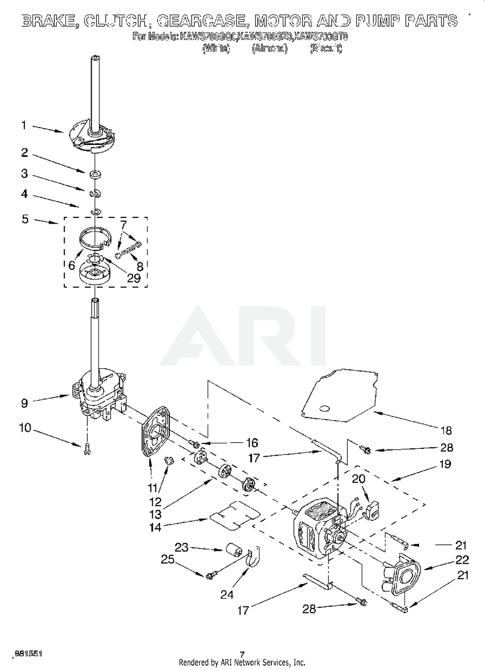 285753A Whirlpool Washer Motor Coupler Replacement