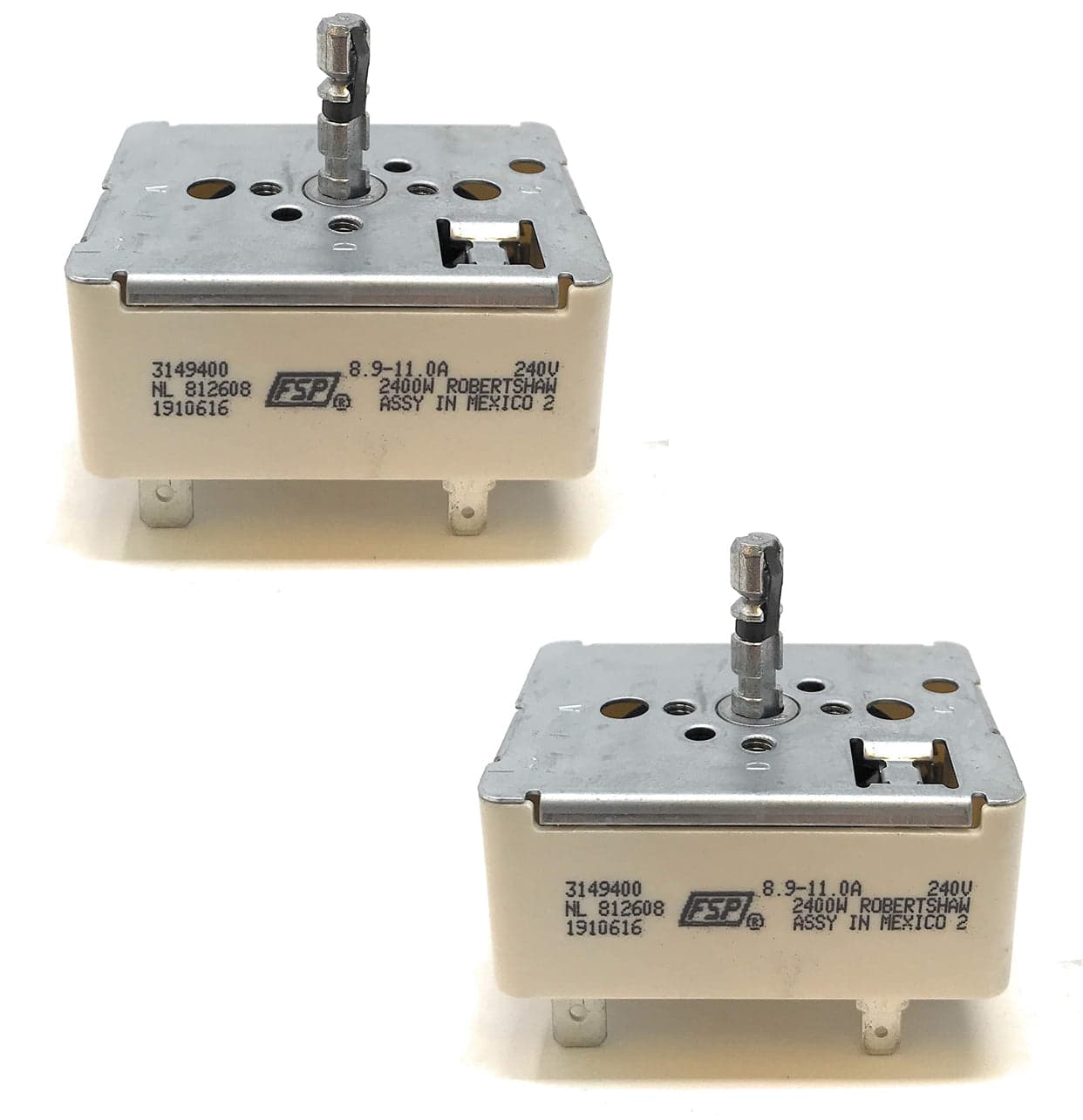 Whirlpool 3149400 (2 Pack) Range Infinite Switch Replacement
