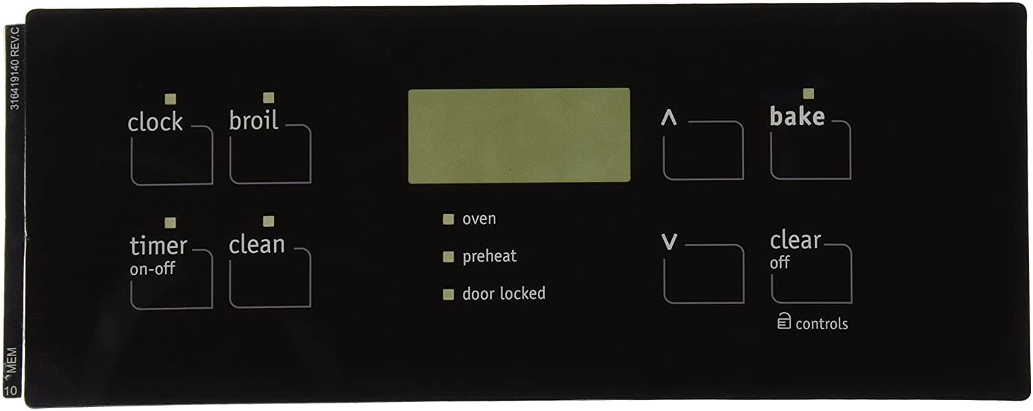 Frigidaire 316419140 Range Control Overlay Replacement