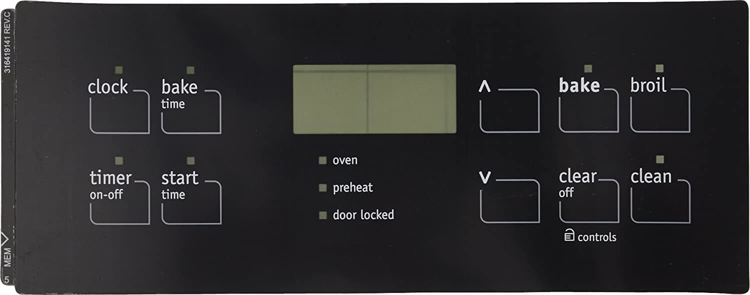 Frigidaire 316419141 Range Control Overlay Replacement