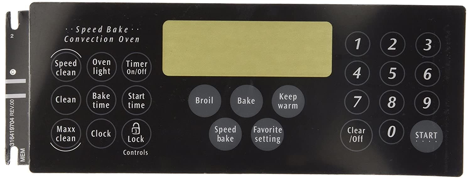 Frigidaire 316419704 Range Control Overlay Replacement