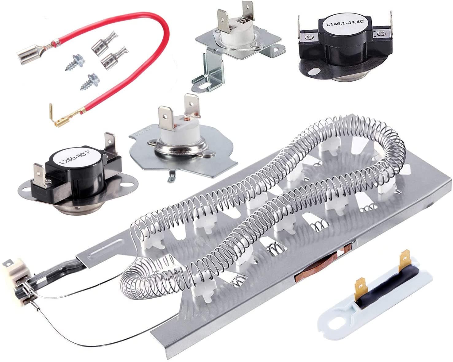 Whirlpool 3387747 Dryer Element & Thermostat Kit Replacement