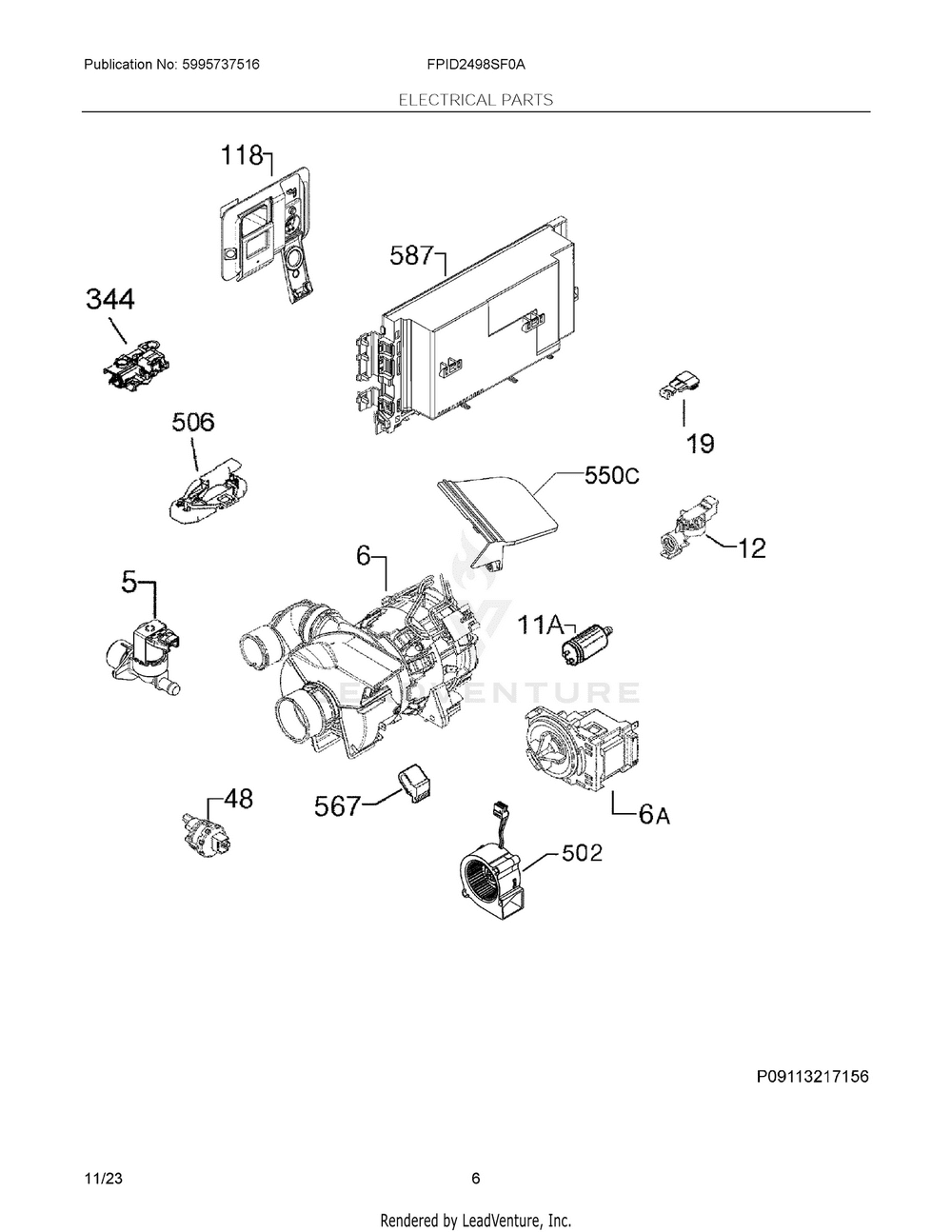 Electrolux Major Appliances Control Assembly,configured 5304517665