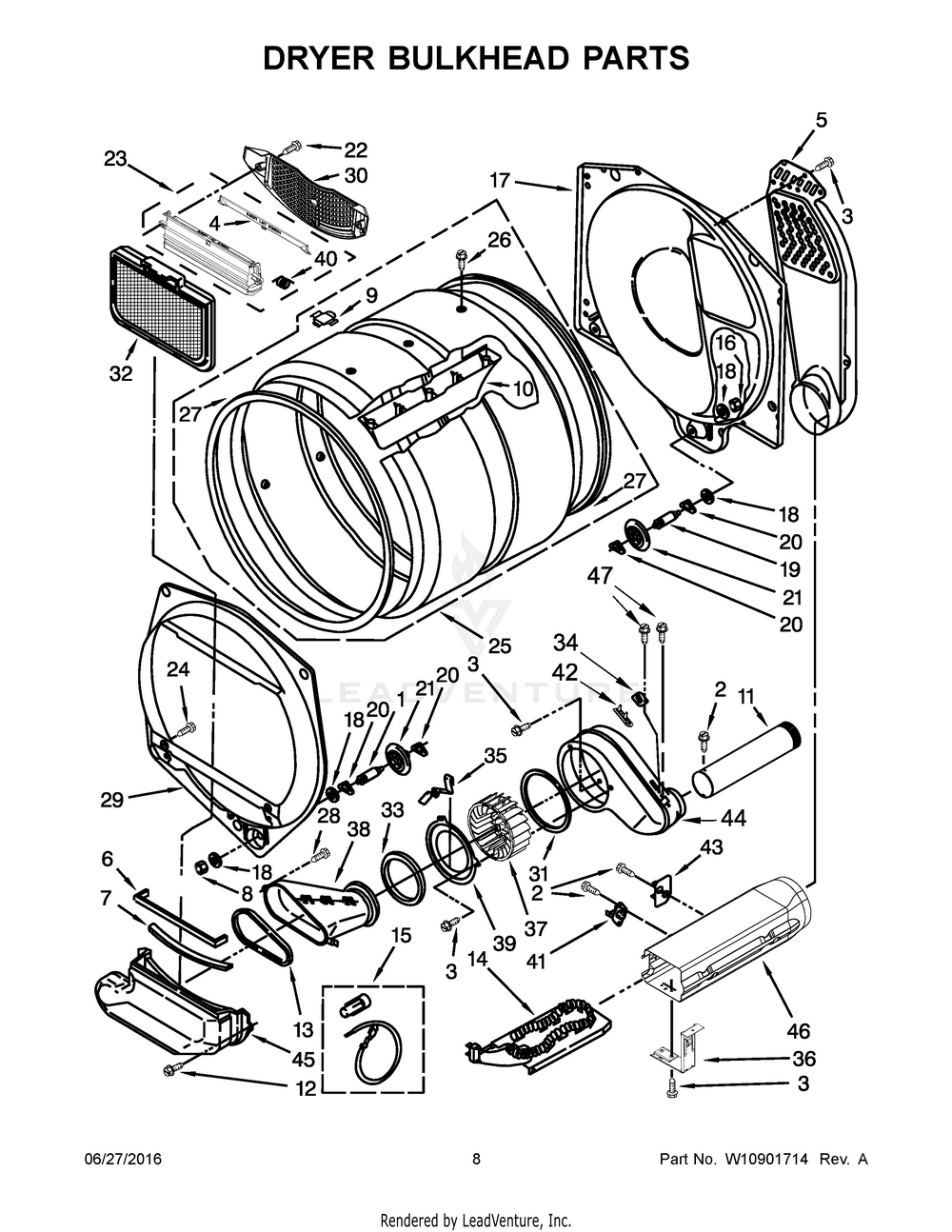 Maytag Plug, Drum Hole 8066086