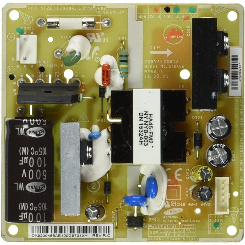 Samsung DA92-00486A Refrigerator Control Board