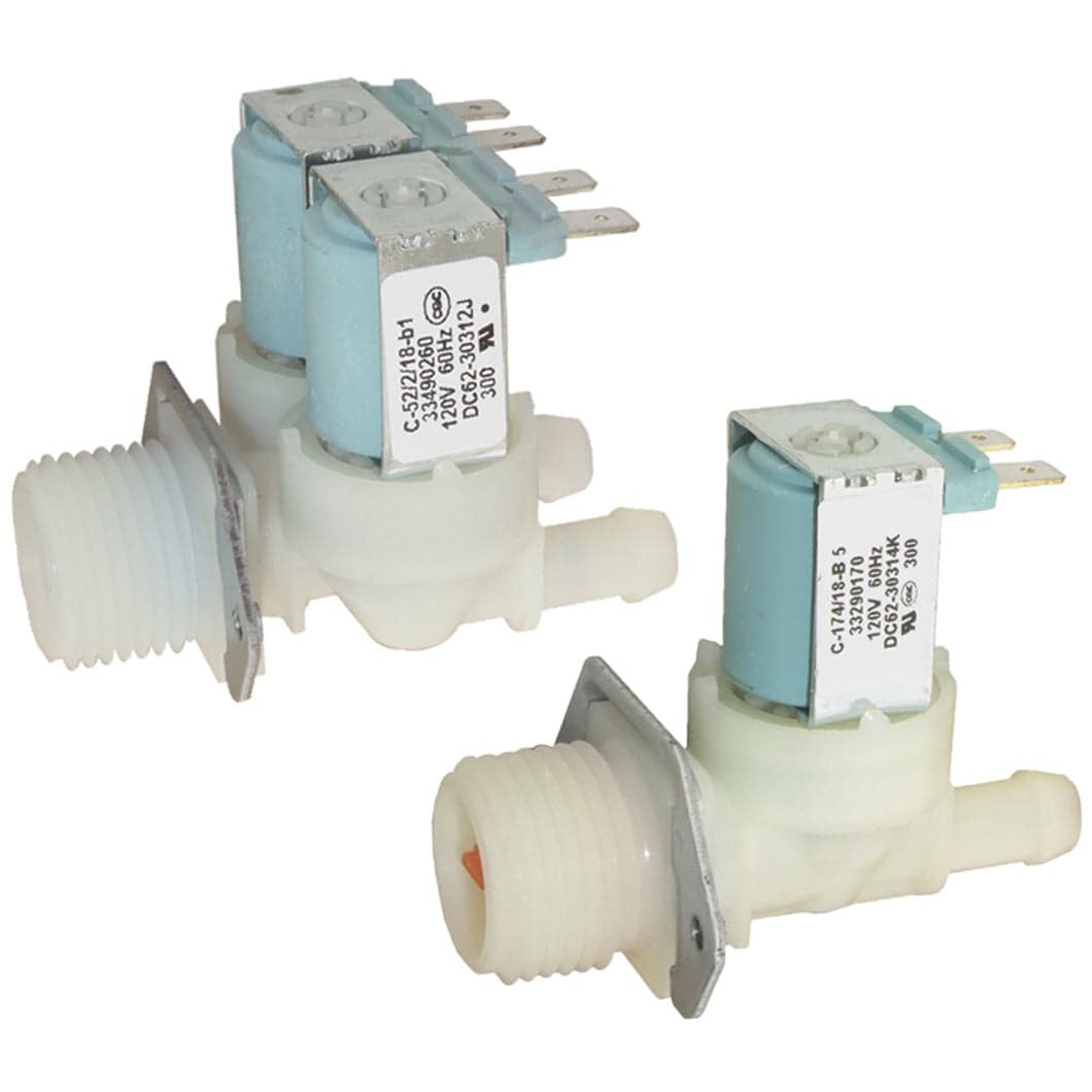 Samsung DC62-30314K DC62-30312J Washer Water Inlet Valve Set Replacement