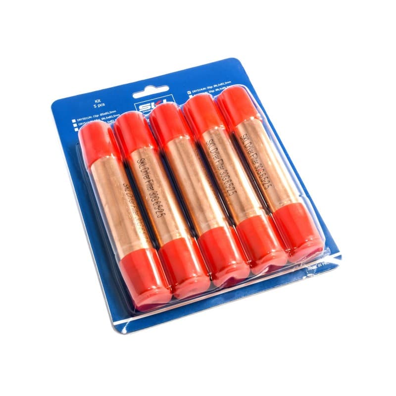 DRYER FILTER 30GR. Ø 6,25 MM" X Ø2,5MM KIT 5PCS - SKL
