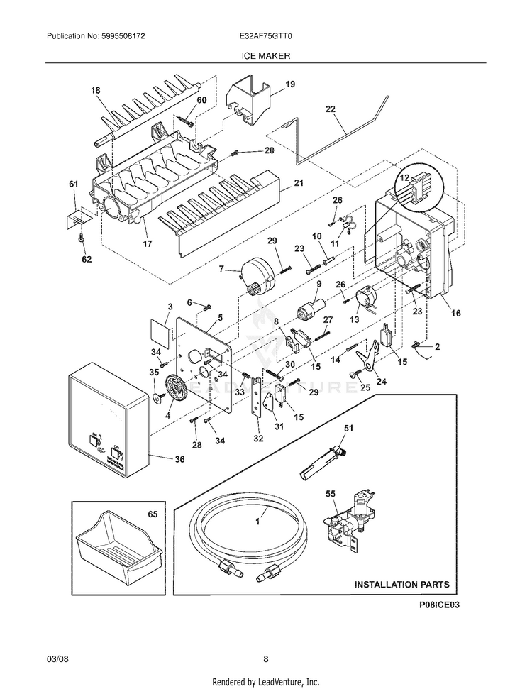 Frigidaire 09 - Ice Maker 5304456657