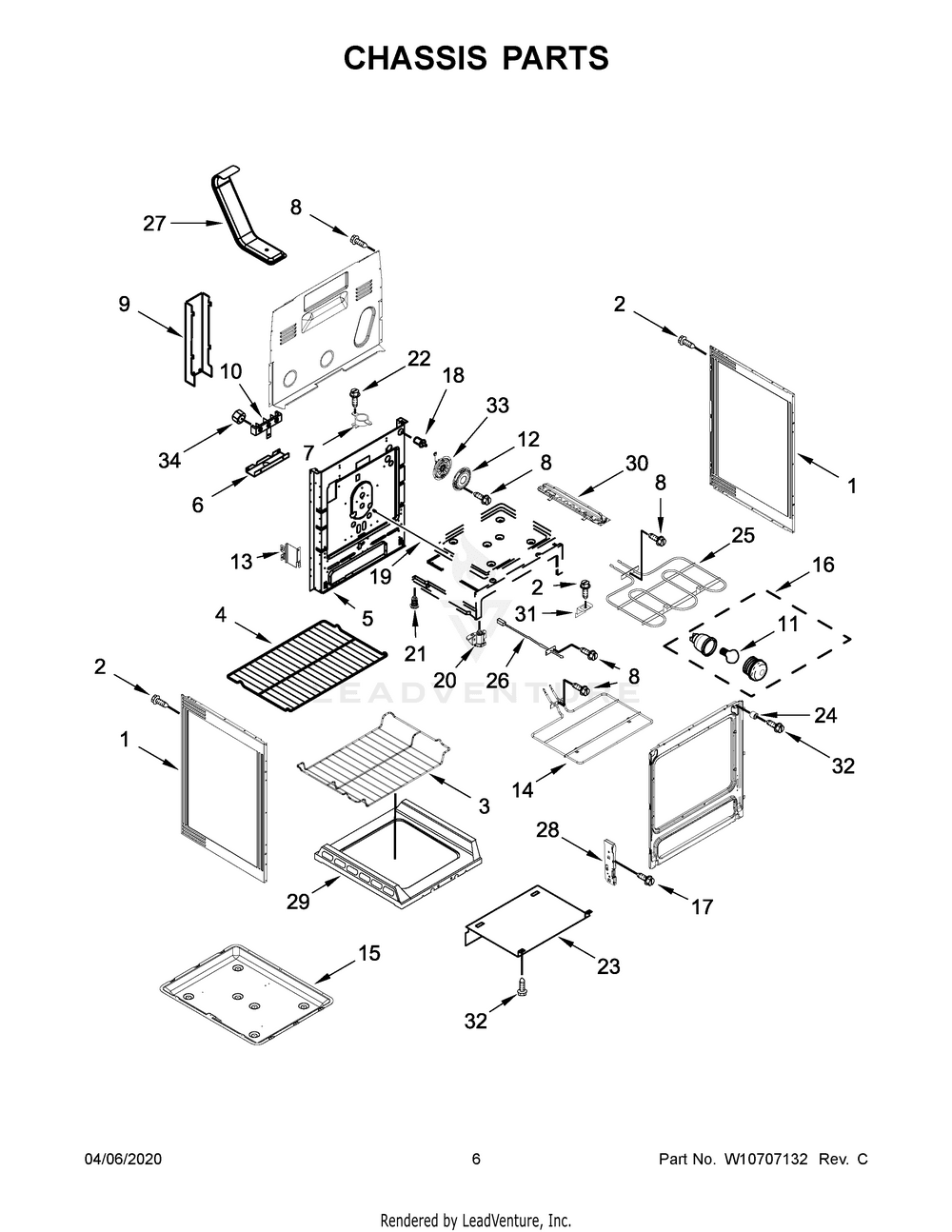 Maytag 04 - CHASSIS PARTS 8009