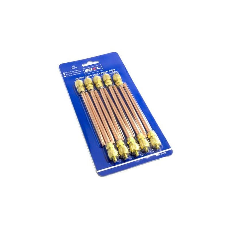 Access Valve With Copper Tube 4" Ø 1/4" Kit 10 Pcs