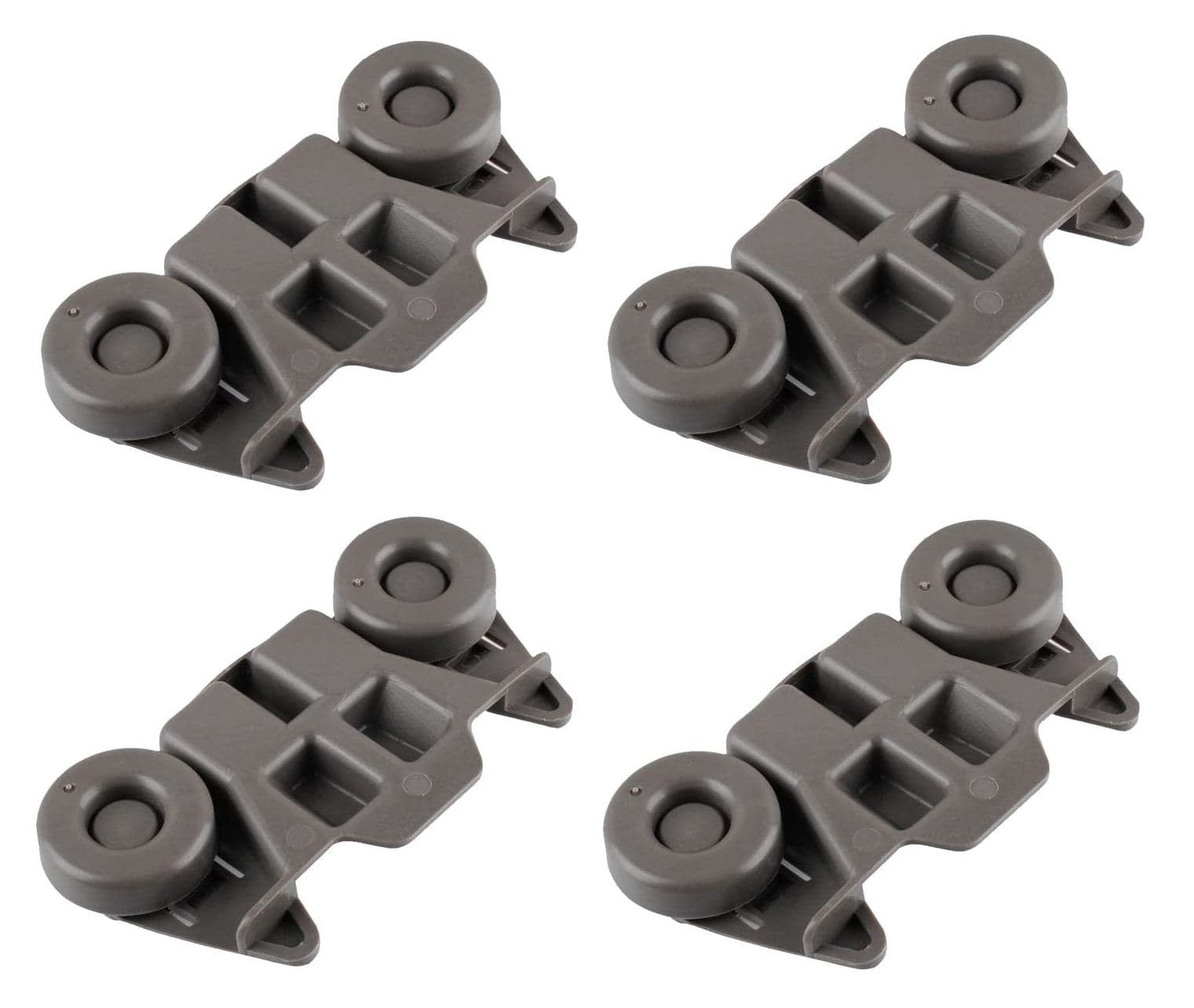 Whirlpool W10195416 (4 Pack) Dishwasher Wheel Assembly Replacement