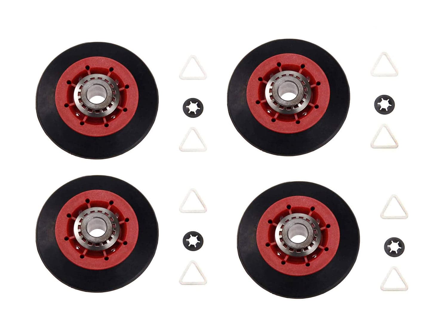 Whirlpool W10314173 (4 Pack) Dryer Drum Support Roller Replacement