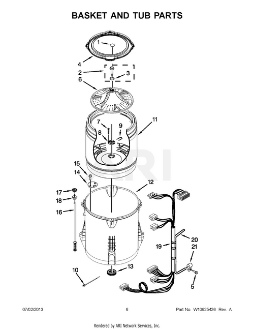 MayTag SEAL-TUB W10324647