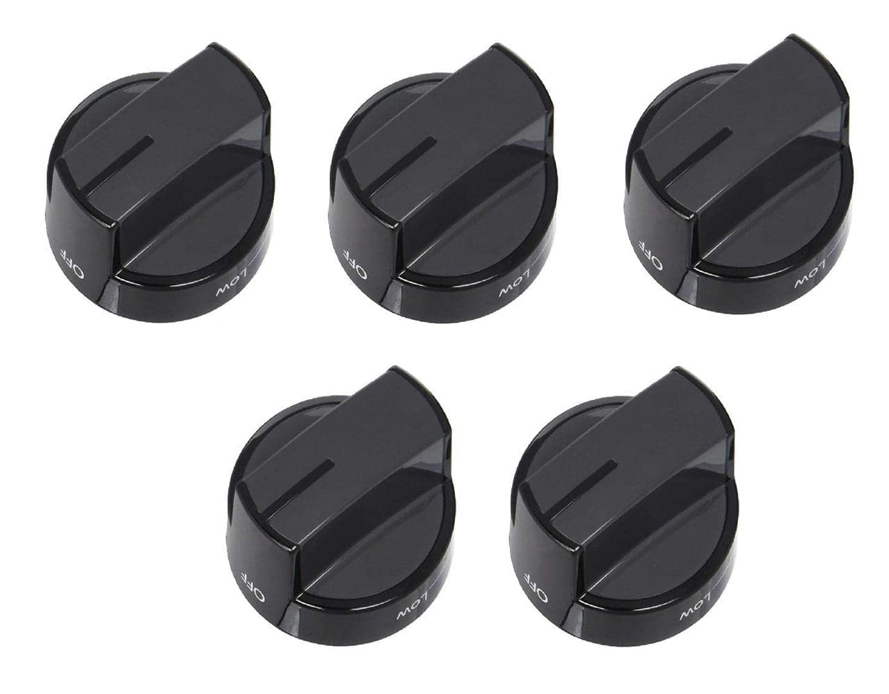 Whirlpool W10339442 (5 Pack) Range Knob Replacement