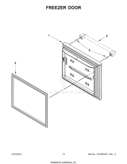 Maytag Gasket, Door (Grey) W10443320