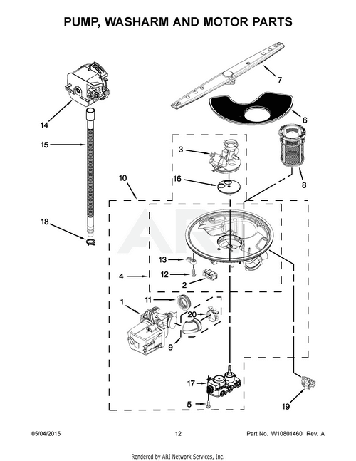 Maytag Motor W10537869