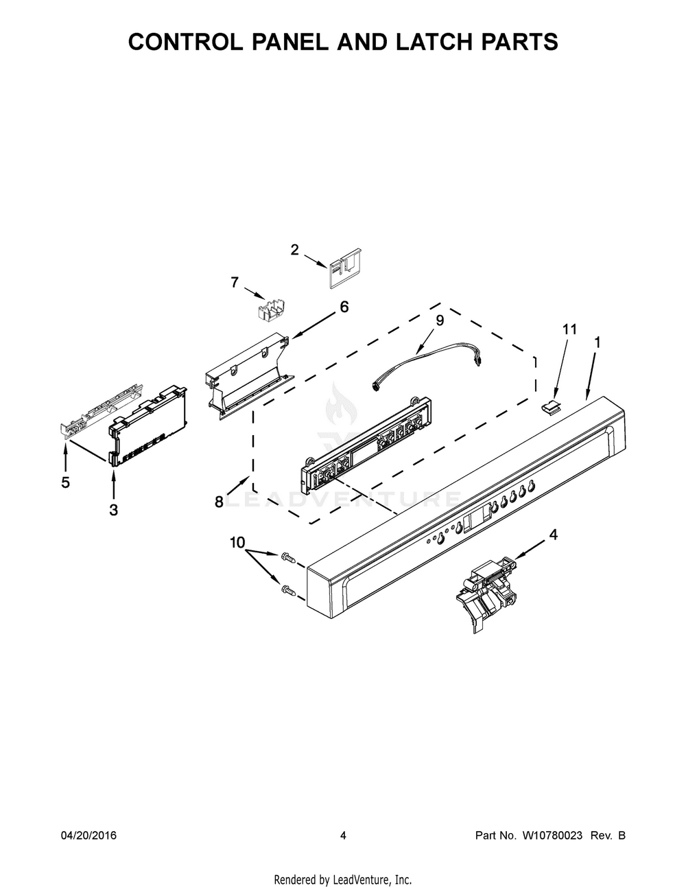 Whirlpool W10854220 Dishwasher Control Board Replacement