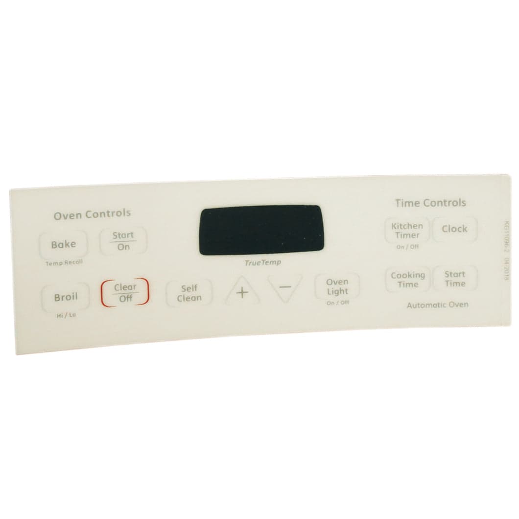 GE WB27T11006 Range Control Overlay Replacement