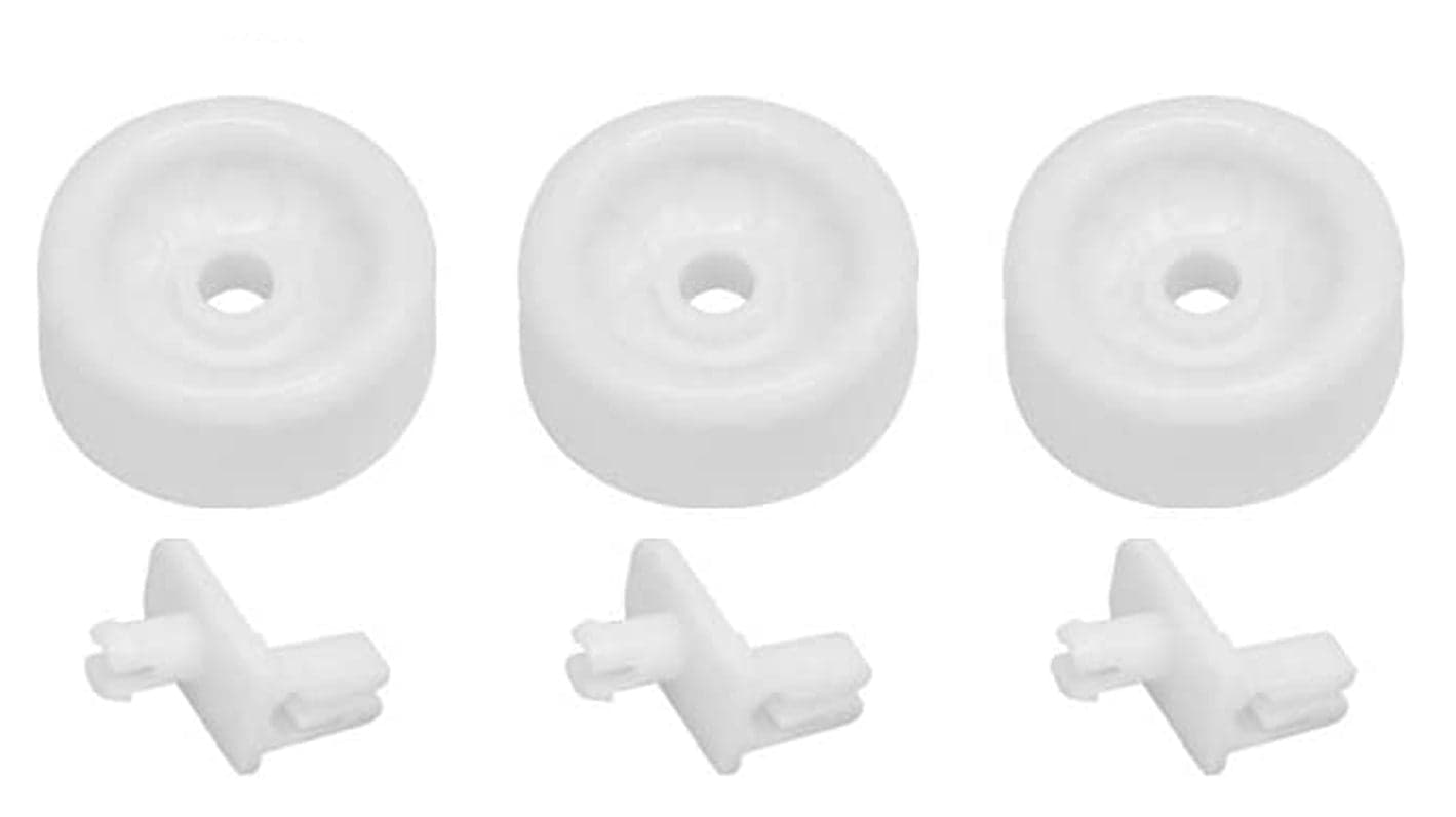 GE WD12X271 (3 Pack) Dishwasher Rack Roller Replacement