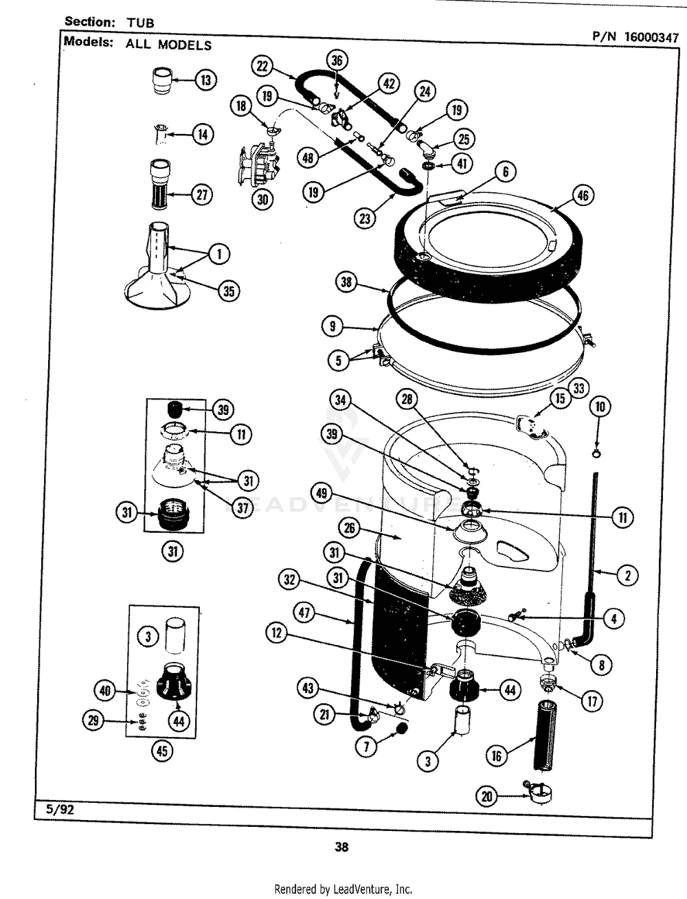 Maytag Tube | Series A0 WP215235