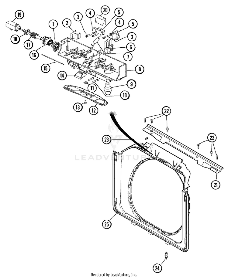 MayTag SWITCH-DOR | Series 10 WP22002162