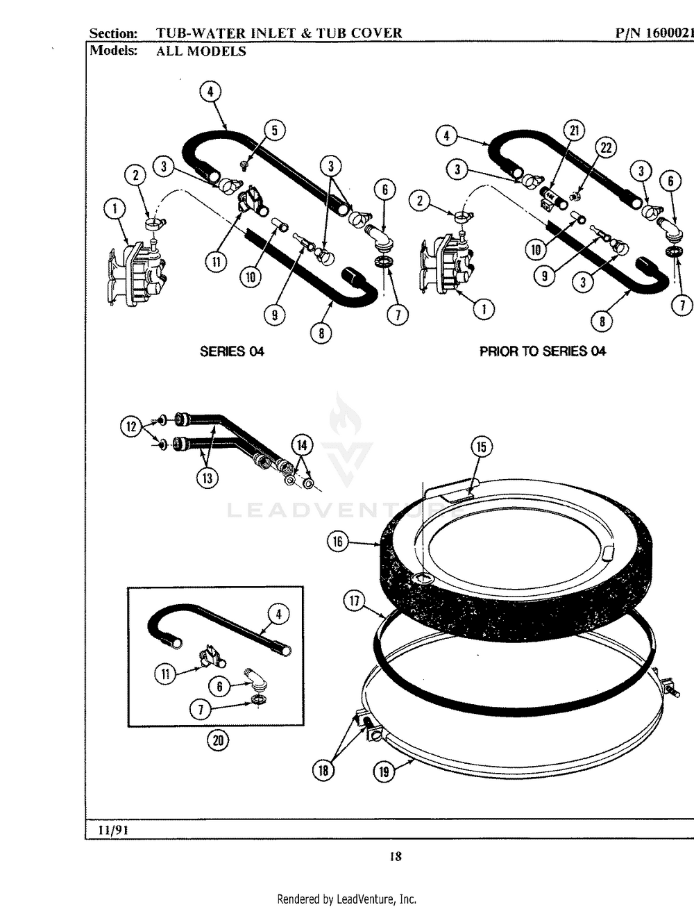 MayTag SLEEVE | Series 00 WP22213057