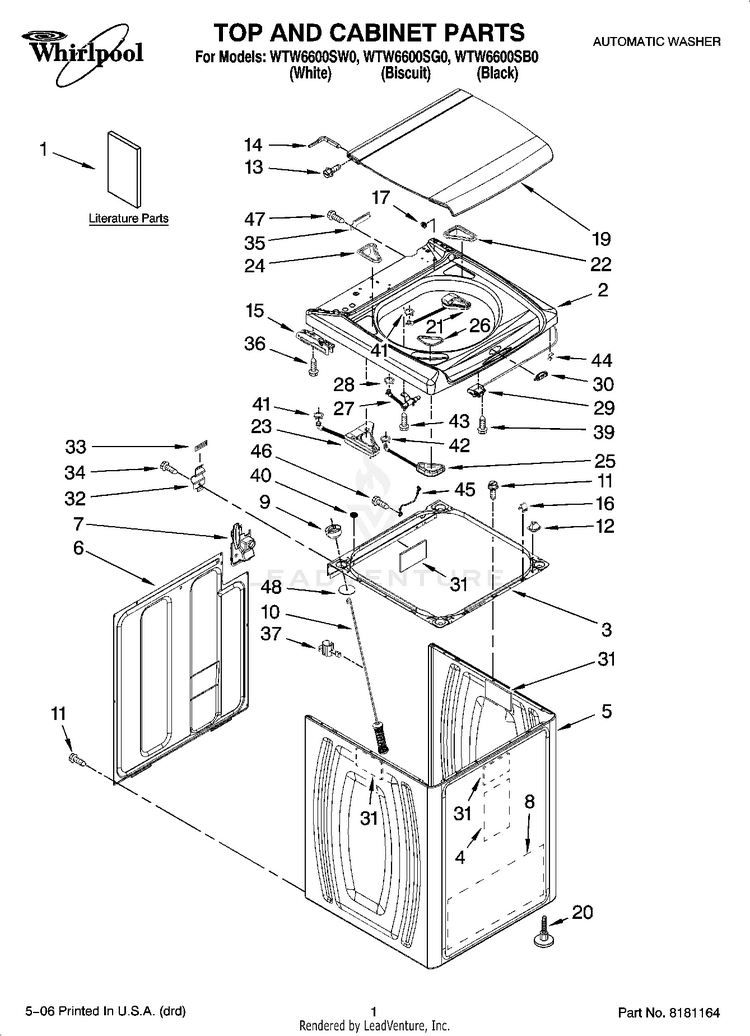 MayTag PANEL-REAR WP8566090