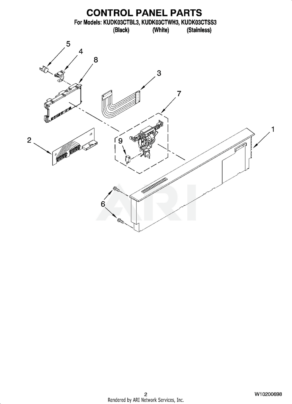 Maytag Cntrl-Elec WPW10084142