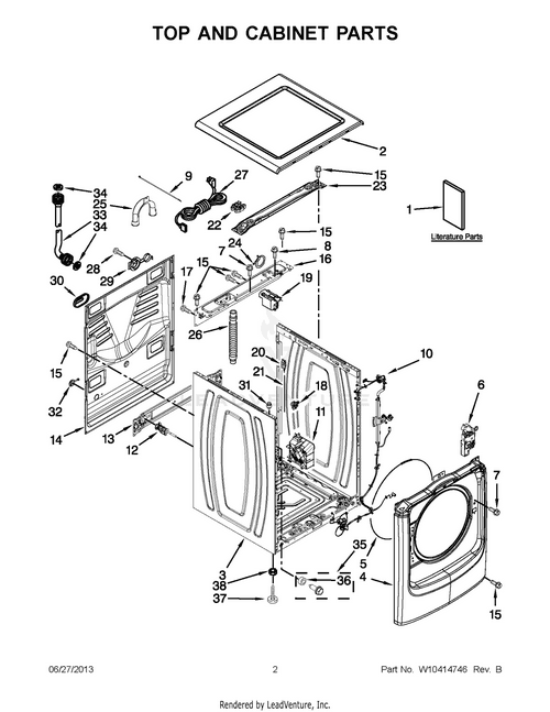 Maytag Cntrl-Elec WPW10374126