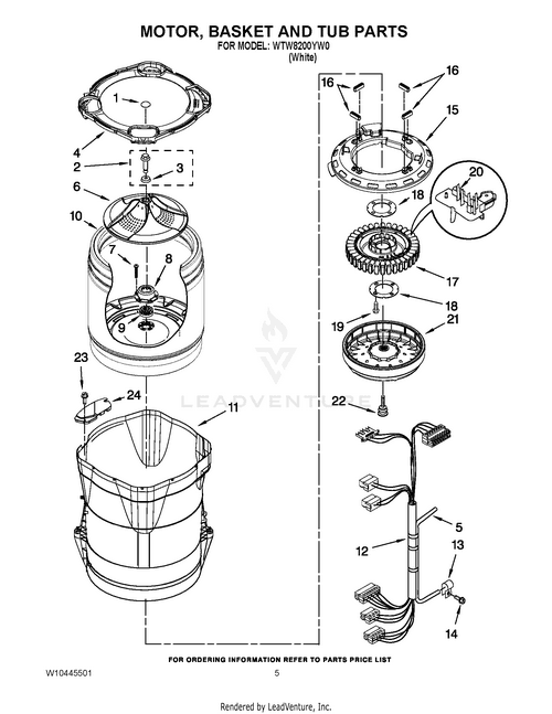 MayTag STATOR WPW10419333
