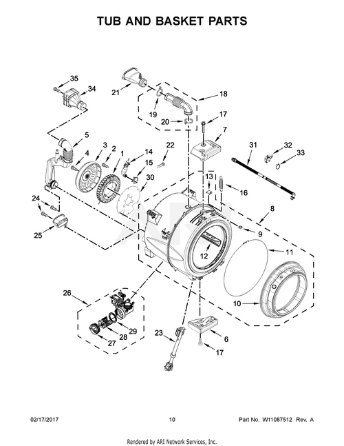 Maytag Pump-Water WPW10605427